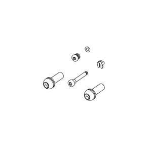sram level caliper hardware kit with body bolts, bleed screw, and pad pin