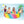 Intex 58449EP Rainbow Ombre 3 Ring Round Inflatable Kids Outdoor Swimming Pool