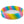 Intex 58449EP Rainbow Ombre 3 Ring Round Inflatable Kids Outdoor Swimming Pool