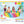 Intex 58449EP Rainbow Ombre 3 Ring Round Inflatable Kids Outdoor Swimming Pool