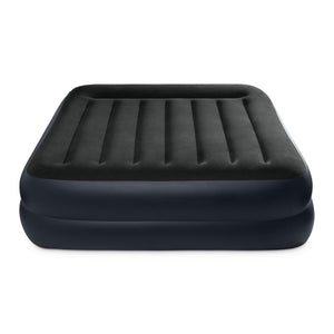 Intex 64123ED Air Mattress, Dura Beam Plus Pillow Rest w/ Built in Pump, Queen - TRAPSKI
