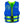 O'Brien BioLite Traditional Youth USCG Safety Vest Life Jacket, Blue/Lime Green