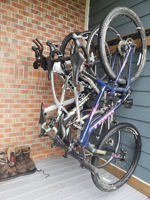 Blackstone Bike Storage Rack | 4 Bikes | Black