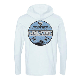 Ol Salty Lightweight Tri-Blend Hoodie - TRAPSKI