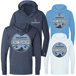 Ol Salty Lightweight Tri-Blend Hoodie - TRAPSKI