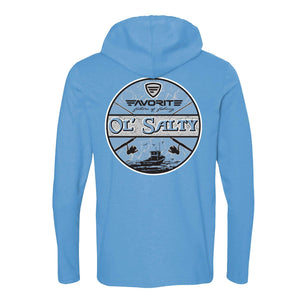 Ol Salty Lightweight Tri-Blend Hoodie - TRAPSKI