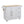 Kitchen Island with Spice Rack, Towel Rack and Extensible Solid Wood Table Top - White