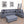 3 PC Sectional Sofa Set, Gray
