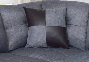3 PC Sectional Sofa Set, Gray
