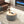 Round Storage Ottoman, 2 in 1 Function, Dark