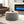 Round Storage Ottoman, 2 in 1 Function, Dark