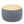 Round Storage Ottoman, 2 in 1 Function, Dark