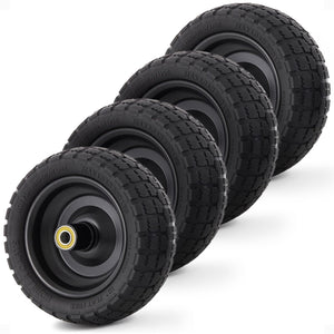 Gorilla Carts GCT-10NF 10 Inch No Flat Replacement Tire for Utility Cart, 4 Pack
