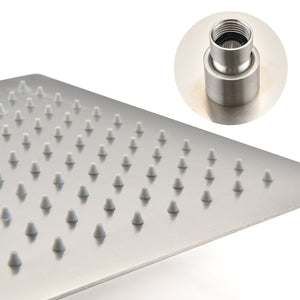 Ceiling Mounted Shower System Combo Set with Handheld and 16" Shower Head