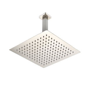 Ceiling Mounted Shower System Combo Set with Handheld and 16" Shower Head