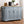 K&K 54inch Large Kitchen Island with Rubber Wood Drop Leaf