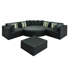 GO 7-Piece Outdoor Wicker Sofa Set