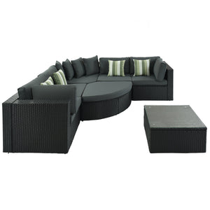 GO 7-Piece Outdoor Wicker Sofa Set