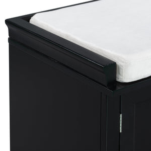 TREXM Storage Bench with 2 Drawers and 2 Cabinets