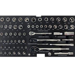 20'' Portable 3-Drawer Steel Toolbox