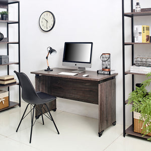 Urban Farmhouse Composite Wood Writing Desk in Rustic