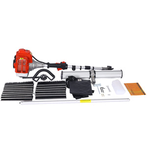 Gasoline Powered Snow Sweeper - 52CC 2-Stroke Broom