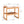 Natural Solid Wood Shoe Bench with High Rebound Sponge Cushion