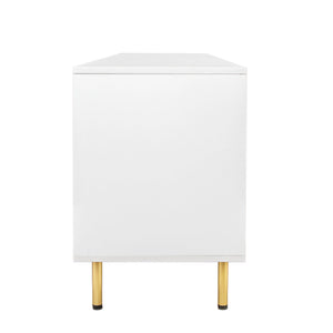 Modern Warm White TV Cabinet