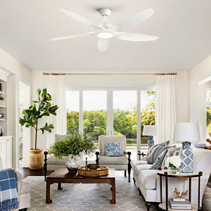 Modern 60-Inch Integrated LED Ceiling Fan Lighting