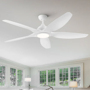 Modern 60-Inch Integrated LED Ceiling Fan Lighting