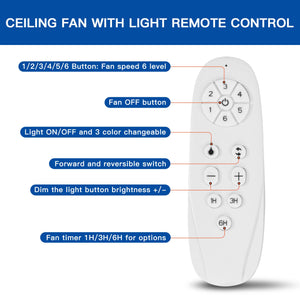 Modern 60-Inch Integrated LED Ceiling Fan Lighting