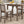 TOPMAX 3-Piece Wood Counter Height Drop Leaf Dining Table Set with 2 Upholstered Chairs