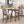 TOPMAX 3-Piece Wood Counter Height Drop Leaf Dining Table Set with 2 Upholstered Chairs