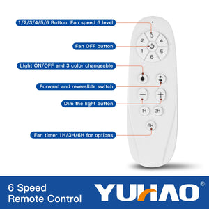 72'' Indoor Smart Ceiling Fan