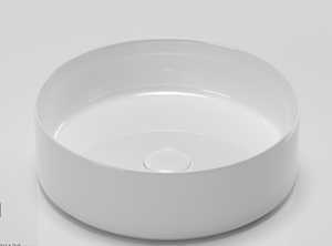Ceramic Round Above Counter Bathroom Vessel Sink