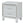 Crystal Modern Style 2-Drawer Nightstand