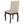 TREXM Set of 2 Dining Chairs with Nailhead (Espresso)