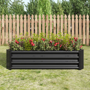 2-Piece Metal Raised Garden Bed Set