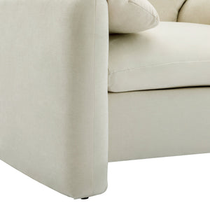 Modern Style Chenille Oversized Armchair Accent Chair