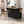 Rubber Wood Drop-Leaf Kitchen Cart with Storage