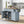 Kitchen Cart with Rubberwood Drop-Leaf Countertop