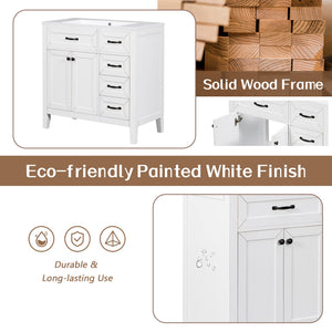 36" Bathroom Vanity With Sink Combo