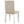 TREXM Set of 2 Dining Chairs - Wood Upholstered with Nailhead