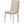 TREXM Set of 2 Dining Chairs - Wood Upholstered with Nailhead