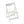 HIPS Foldable Small Table and Chair Set with 2 Chairs and Rectangular Table