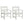 Patio Dining Chair with Armset Set of 2, Pure