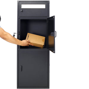 Large Steel Freestanding Floor Parcel Package Drop Box