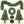 Pre-lit Xmas Tree Artificial Christmas 4-Piece Set
