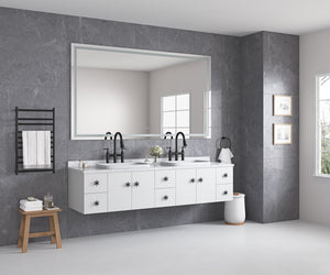LED Bathroom Mirror 84" x 48" with Front and Backlight