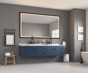 Oversized Rectangular Bathroom Mirror